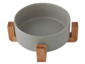 1-Piece Pet Bowl andamp; Stand