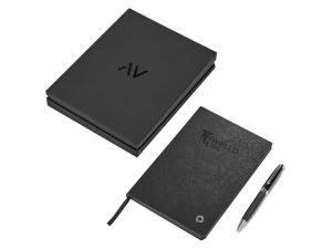 Alex Varga Corinthia Hard Cover Notebook And Pen Set