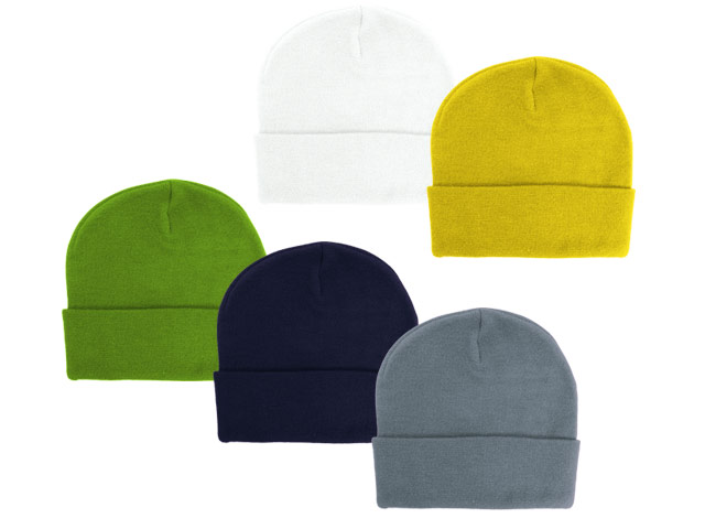 Cuffed Knitted Beanie - Image 3