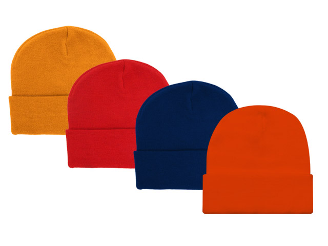 Cuffed Knitted Beanie - Image 4