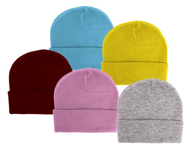 Cuffed Knitted Beanie - Image 5