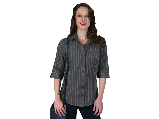 Donna Blouse 3/4 Sleeve - Check 3