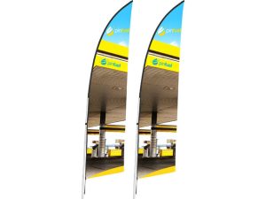 Legend 2M Arcfin Flying Banner (Set Of 2)