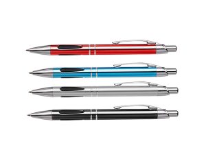 Metal Ergonomic Grip Ballpoint Pen