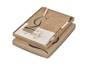 Okiyo Cardon Cork Notebook And Pen Set