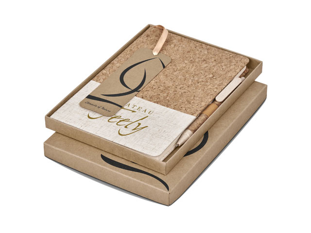Okiyo Cardon Cork Notebook And Pen Set