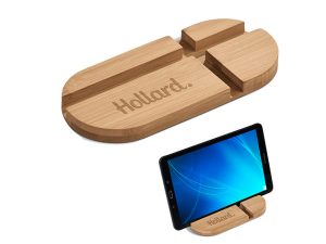 Okiyo Kurosu Bamboo Phone Stand