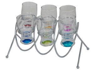 Spiral Stand And Shot Glasses
