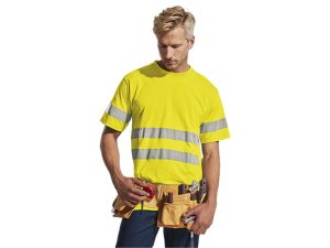150g Poly Cotton Safety T-Shirt with tape