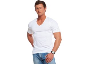 160g Unisex V - Neck T-shirt