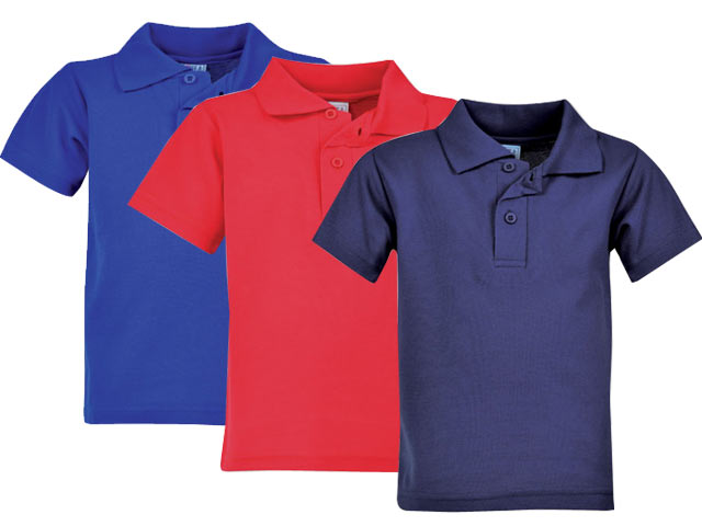 175g Youth Classic Pique Knit Polo - Image 3
