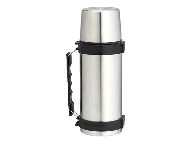 1l Stainless Steel Travel Flask with Carry Handle