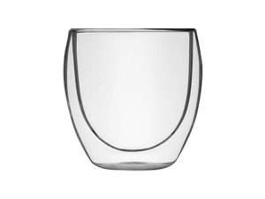 Elegant Double Wall Glass Mug in Gift Box