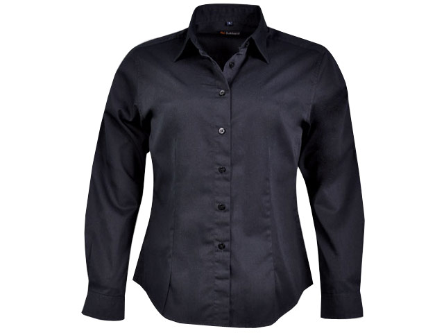 Ladies Classic Woven Shirt Long Sleeve - Image 2
