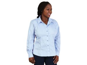 Ladies Classic Woven Shirt Long Sleeve