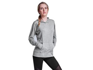 Ladies Fitness Lightweight Hooded Sweater