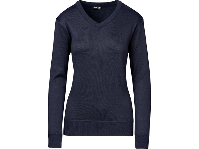 Ladies Long Sleeve Peru V-Neck Jersey - Image 2