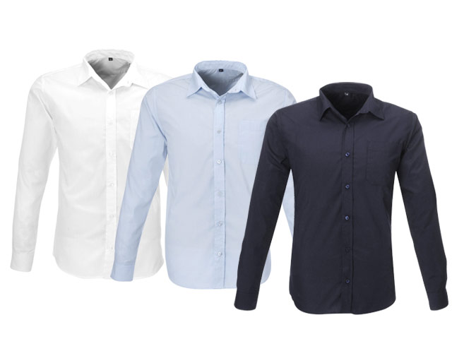 Mens Long Sleeve Kensington Shirt - Image 3