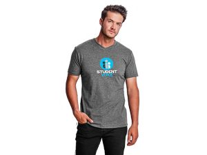 Mens Michigan Melange V-Neck T-Shirt