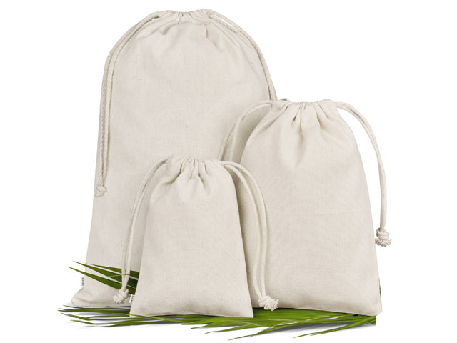 Okiyo Chikara Midi Cotton Drawstring Pouch - Image 2