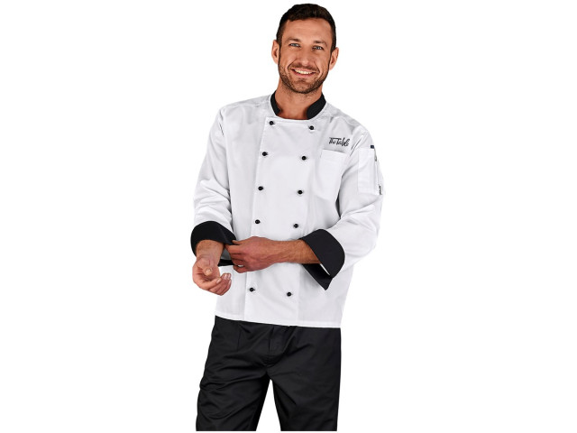 Unisex Long Sleeve Toulon Chef Jacket - Image 2