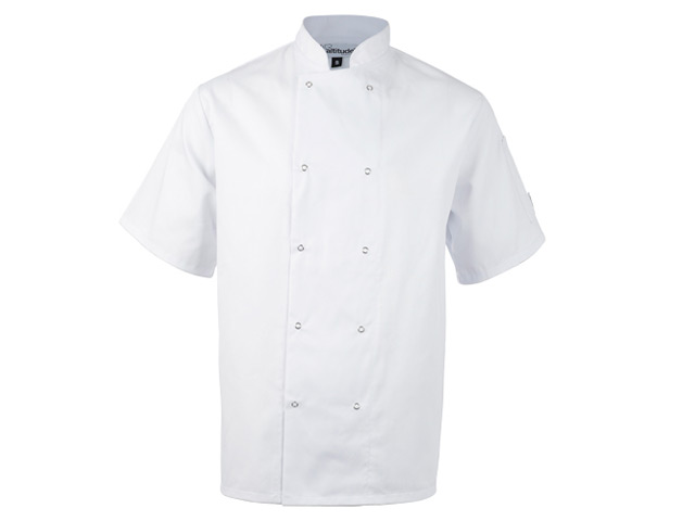 Unisex Short Sleeve Zest Chef Jacket - Image 3