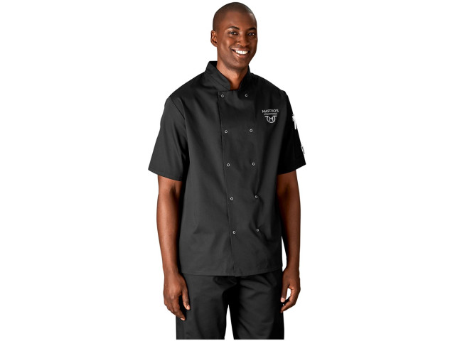 Unisex Short Sleeve Zest Chef Jacket - Image 4