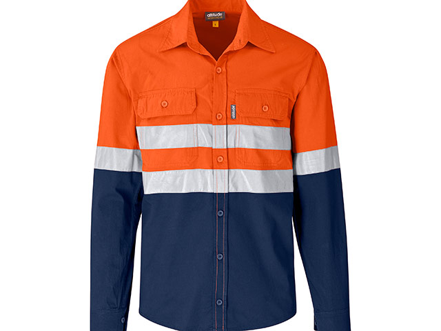 Access Vented Two-Tone Reflective Work Shirt - Image 2