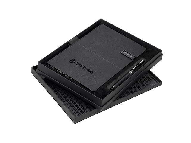 Alex Varga Corinthia Flash Drive Notebook & Pen Set - 32GB