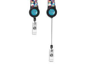 Altitude Badge Reel Single-Sided Sublimated Satin Lanyard
