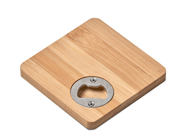 Altitude Drifter Bamboo Bottle Opener Coaster - Image 2