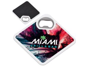 Altitude Sela Recycled Plastic Bottle Opener Coaster