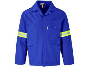 Artisan Premium 100% Cotton Jacket - Reflective Arms - Yellow Tape