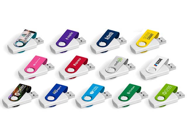 Axis Gyro White Flash Drive - 32GB - Image 3
