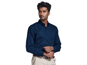 Brushed Cotton Twill Lounge Long Sleeve Mens