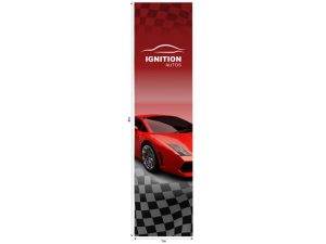 Champion Sublimated Flag Fountain 1m X 4m Skin (Excludes Hardware)