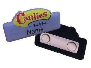 Custom Name Badge - Magnet Clip