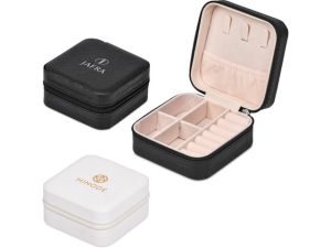 Eva & Elm Crystal Travel Jewellery Box