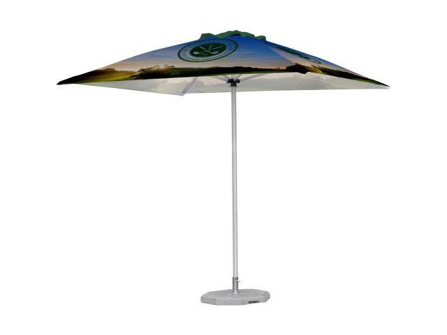 Fade Resistant Parasol Single Hexagonal Pole 3m x 3m