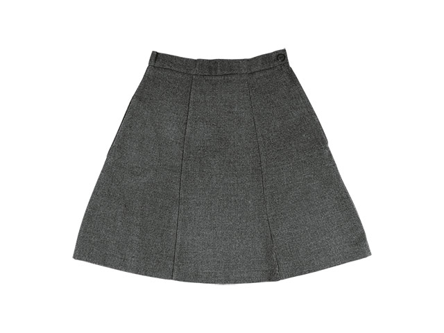 Girls Panelled School Skirt - Image 2