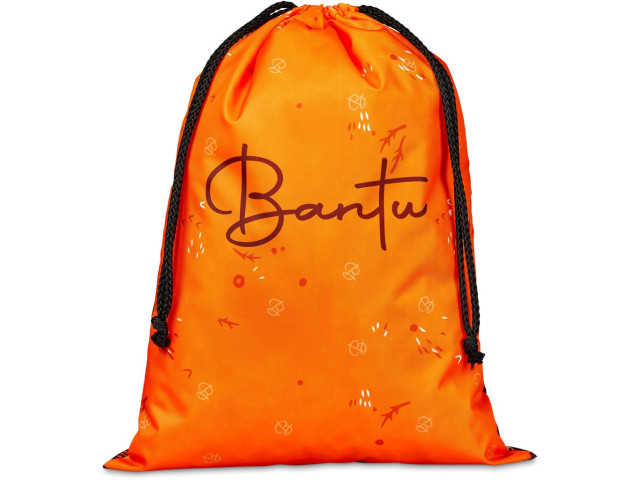 Hoppla Benguela Jumbo Polyester Drawstring Pouch - Image 2