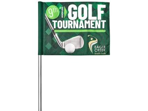 Hoppla Tournament Golf Flag