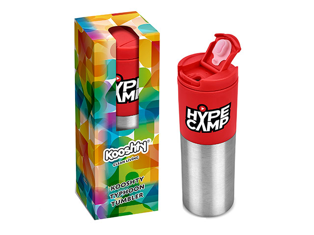 Kooshty Typhoon Stainless Steel & Plastic Double-Wall Tumbler - 450ml