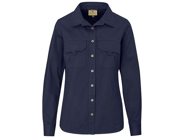 Ladies Long Sleeve Mawenzi Twill Shirt - Image 3