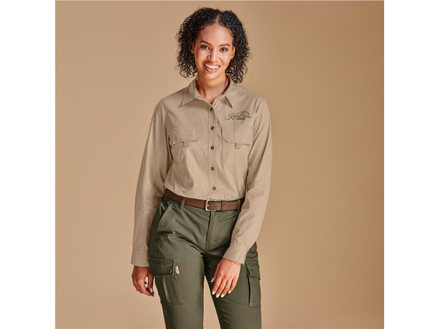 Ladies Long Sleeve Mawenzi Twill Shirt - Image 4