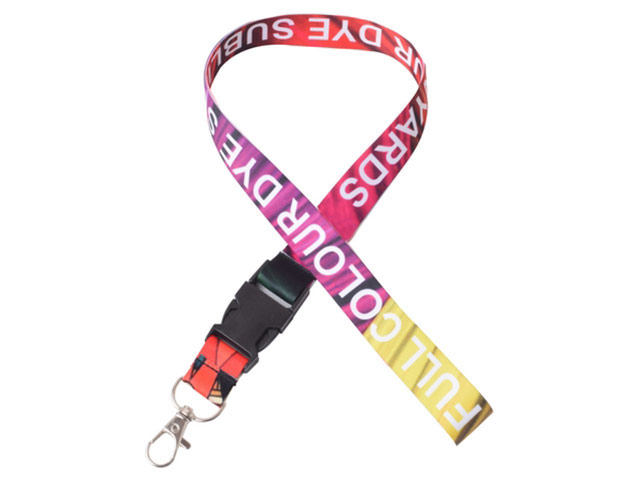 Lanyard Double Side Sub with Buckle&LobsterRing