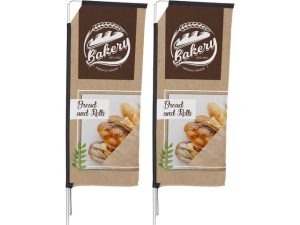 Legend 2m Telescopic Flying Banner (Set of 2)