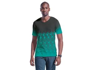 Mens V-Neck T-Shirt Custom Design