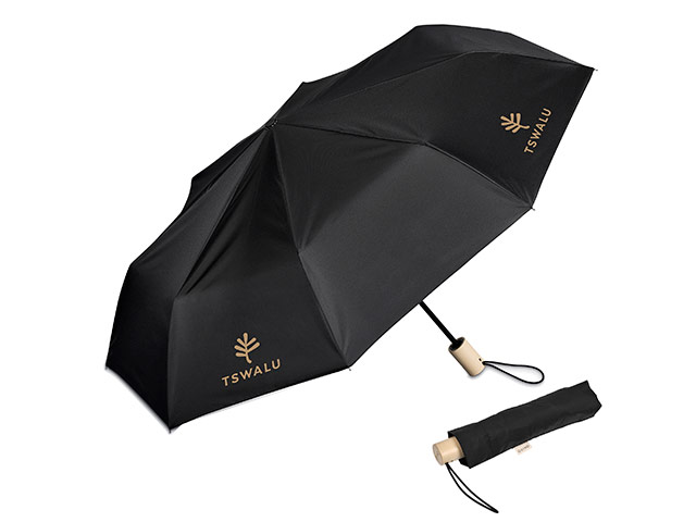 Okiyo Ameno Recycled PET Auto-Open Compact Umbrella