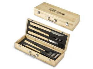 Okiyo Yakiniku Bamboo 5-Piece Braai Set